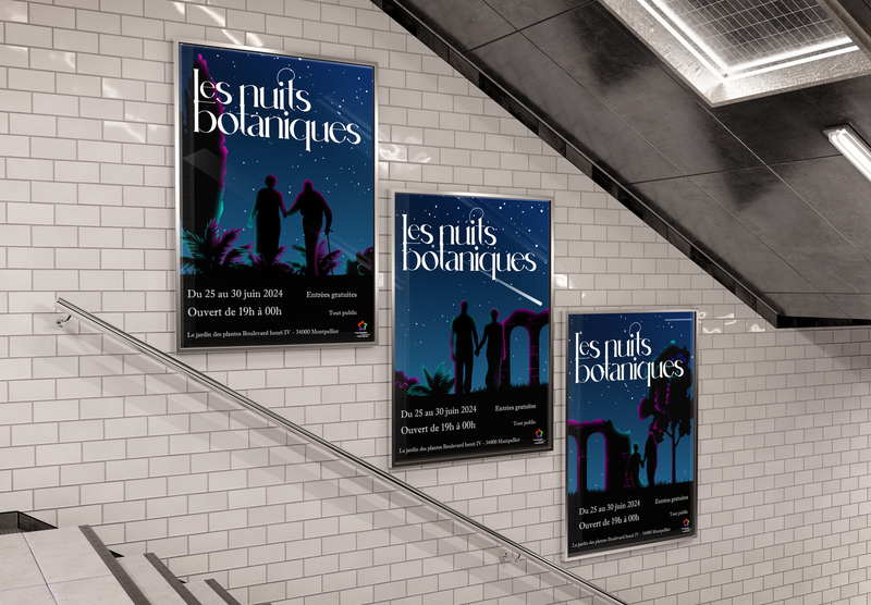 Les Nuits Botaniques affiche triptyque